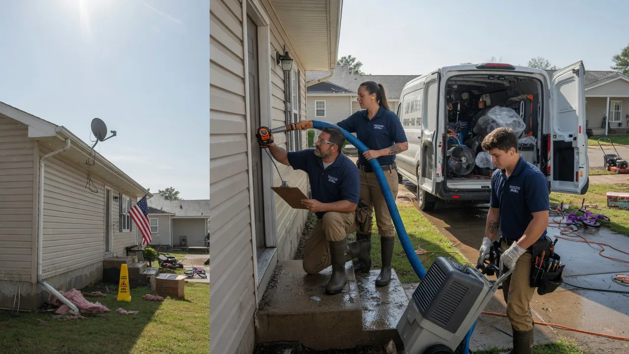 Ceiling Water Damage Restoration in Marcus Hook, PA near me